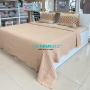 ETEHOMETEX ÇİFT KİŞİLİK HAVUZLU PİKE TAKIMI BEJ 8696474231880